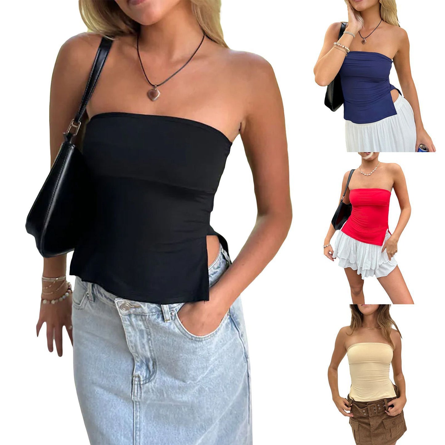 Spring And Summer Sexy Cropped Vest Top