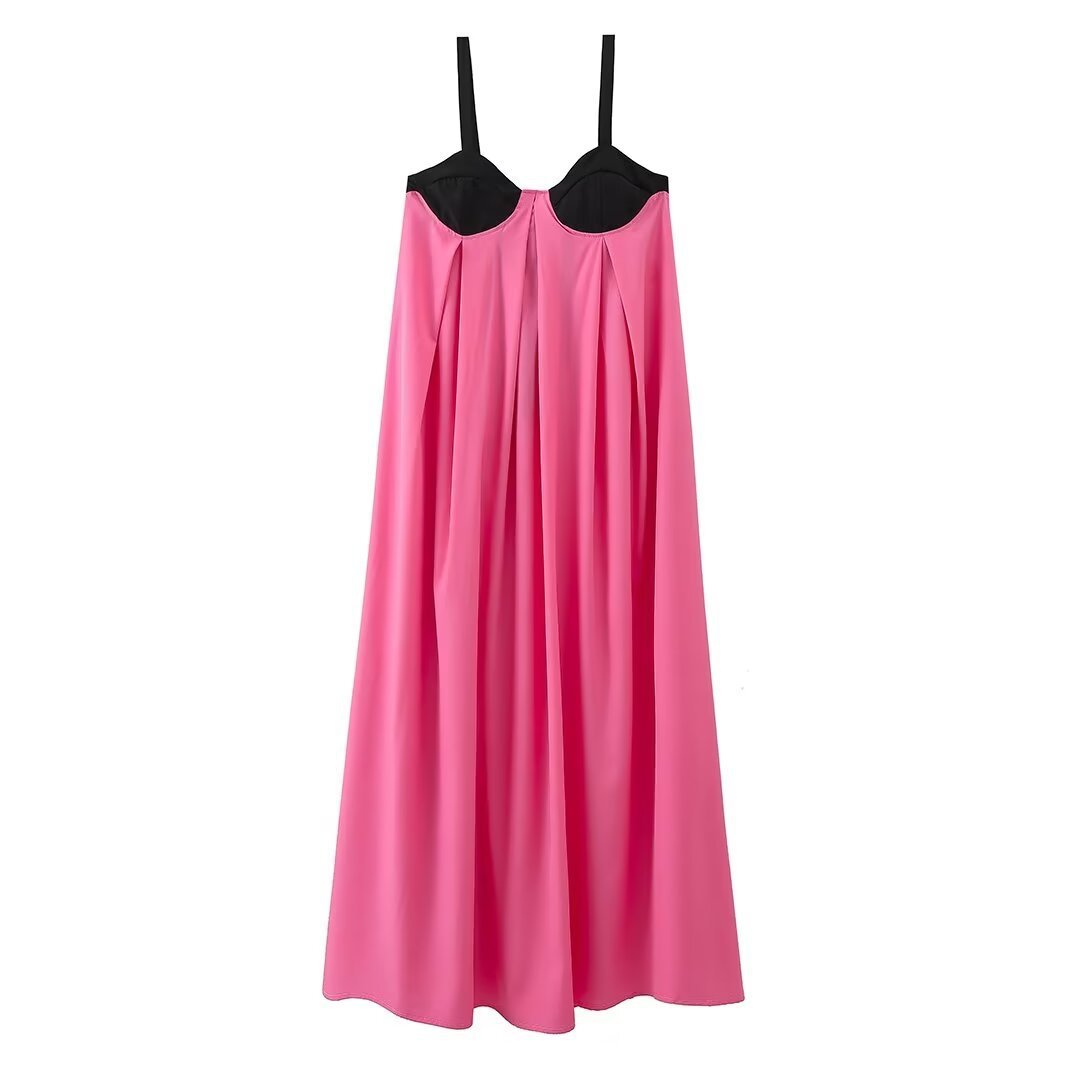 Women's Fashion Backless Sleeveless Sling Dress