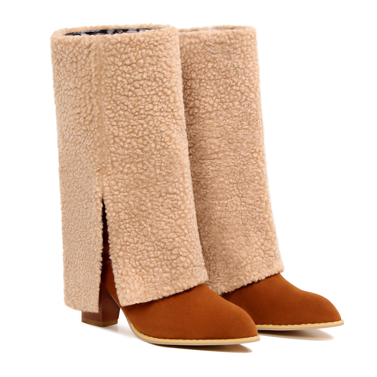 Autumn And Winter New Fashion Plush Trouser Leg Boots Ladies Fashion Boots