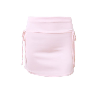 Summer Women's French-style Hot Girl Low Waist Comfort Short Skirt